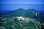 Dainichi Mountains and Murodō 大日連峰（大日岳と奥大日ヶ岳）と室堂