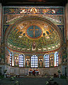 Apsis Basiliek Sant'Apollinare in Classe, Ravenna (6e eeuw)