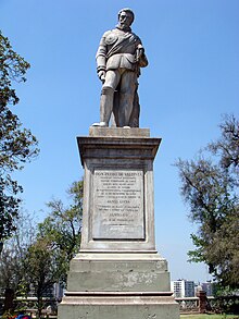 Estatua de Pedro de Valdivia en Cerro Santa Lucía.jpg