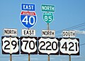 File:Greensboro road signs.jpg