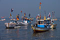 * Nomination Fishing boats. Mumbai, India. By Jorgeroyan. --Yann 09:38, 9 September 2014 (UTC) * Decline Not sharp enough and very noisy. --Cccefalon 19:12, 9 September 2014 (UTC)