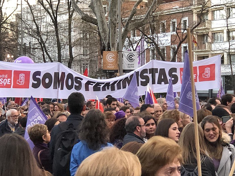 File:8M 2019 Madrid Pancarta PSOE.jpg