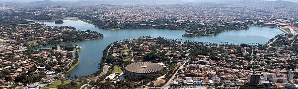 Panoràmica del llac Pampulha