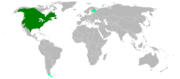 Aire de répartition du Castor du Canada