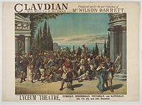 Produzione di Barrett di Claudian, al Royal Lyceum Theatre, Edimburgo (1887)