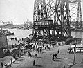 People boarding, 1936.