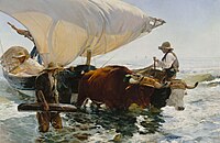 Joaquín Sorolla y Bastida, La Vuelta de la Pesca, 1894