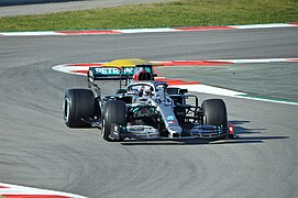 Hamilton bei den Vorsaisontests in Barcelona