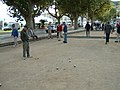 Pétanque spelers in Cannes