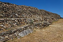 Vue avant du cairn secondaire.