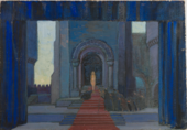 Roman Nyman, stage design for a drama, 1923. Tartu Art Museum, Estonia