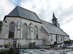 L'église Saint-Médard.