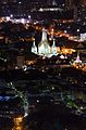 Aerial view by nighttime