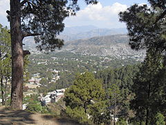 View of Abbottabad frae Shimla Hill