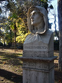 Bresciai Arnold mellszobra, Villa Borghese, Róma