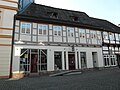 Fachwerktraufenhaus, Stummrigestr. 9, Höxter, (Liste der Baudenkmäler in Höxter)