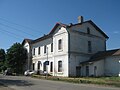 The old train station in Dolhasca