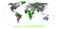 Mapa do mundo por casos mortais