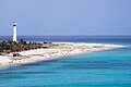 Strand und Leuchtturm von Morro Jable, Halbinsel Jandia, Fuerteventura