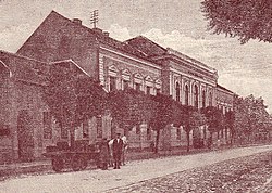 The Făgăraș County prefect's building from the interwar period, now Făgăraș police headquarters.