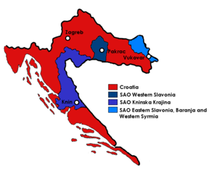 САО Западная Славония (темно-синий) на территории СР Хорватия (красный)