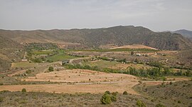 Panorámica de las cercanías de la población