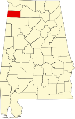 Koartn vo Franklin County innahoib vo Alabama