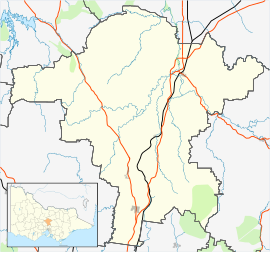 Kilmore East is located in Shire of Mitchell