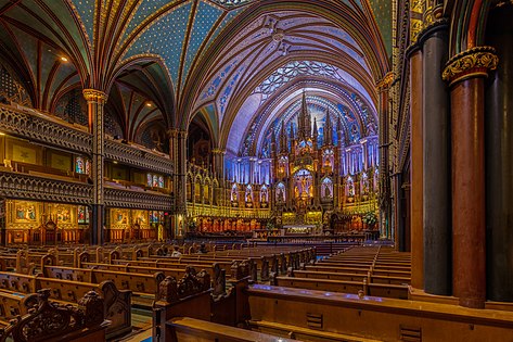 Basílica de Notre Dame em Montreal (1785–1795)