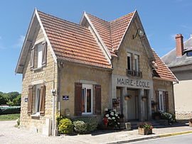 Town hall and school