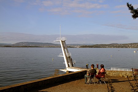 Ingierstrand diving tower by Kjetil Ree