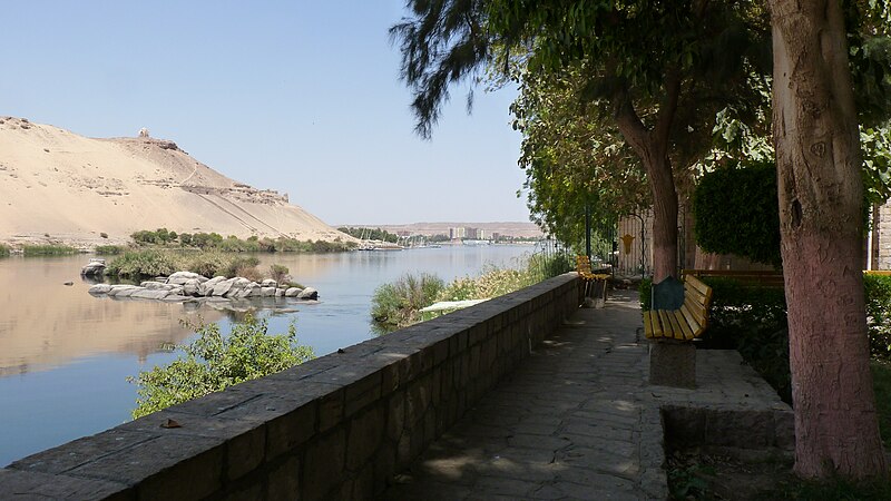 File:Kitchener's Island - View of Nile's west bank.jpg