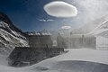 Föhnlinse über der Essener-Rostocker Hütte in den Hohen Tauern