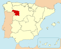 Provincia di Zamora – Localizzazione