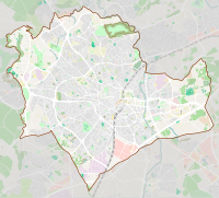 Carte de la ville de Montpellier.