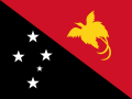 Flag of Papua New Guinea (Bird of Paradise)