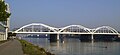 Konrad Adenauer-Brücke over Rhinen ved Ludwigshafen. Foto: Immanuel Giel