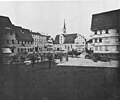 History of Reutlingen: A photo taken around hundred years ago (market place)