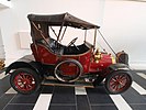 Spyker 7 HP uit 1912: phaeton met voorruit, deuren en kap