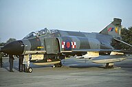 Phantom in grey-green camouflage