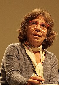 Michèle Audin. Conférence à Reims au Cellier, en 2016