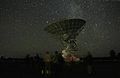 Star gazing beside the array, as part of its 25th anniversary celebrations on 1 September 2013.