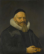 Portret van Anthony de Wale (1573-1639). Hoogleraar in de theologie te Leiden. Rijksmuseum SK-A-2717.jpeg