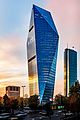 Finansbank Tower and Istanbul Sapphire on Büyükdere Avenue