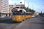 Allan-tramstel van de Rotterdamse tram.