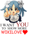 Wikipe-tan recruiting wikiLovers