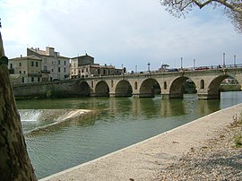 Vidourle and the Roman Bridge