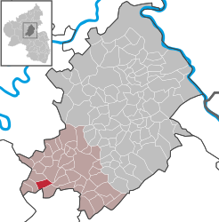 Niederweiler – Mappa