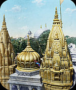 The Kashi Vishwanath Temple was destroyed by the army of Delhi Sultan Qutb ud-Din Aibak.[220]