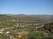 View of Coștiui village